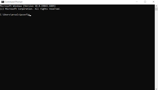 Default Gateway IP Address