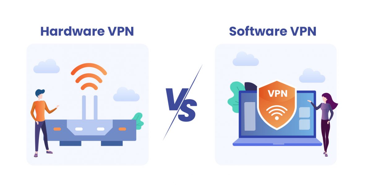 Is VPN a software or hardware?