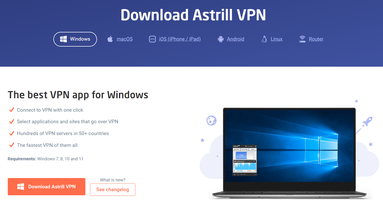 Download Astrill VPN