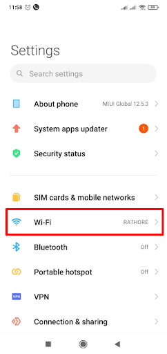 Find network security Keys on Android