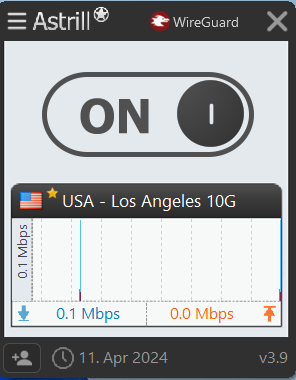 Turn on the VPN connection