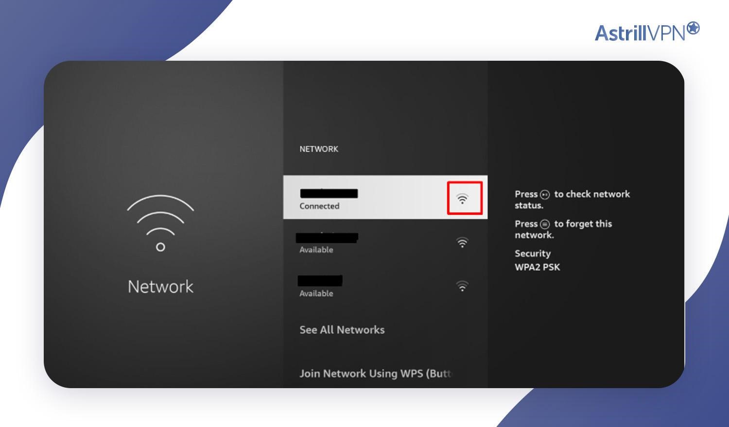 Choose your current network