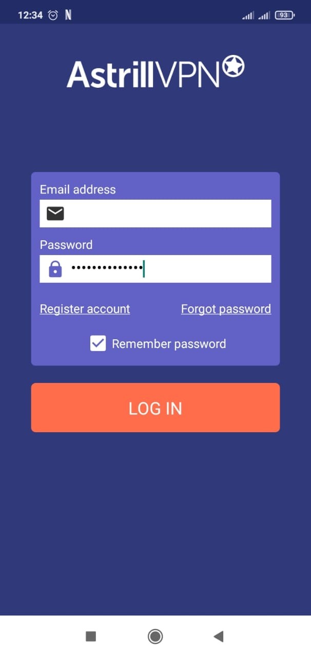 sign in using your email 