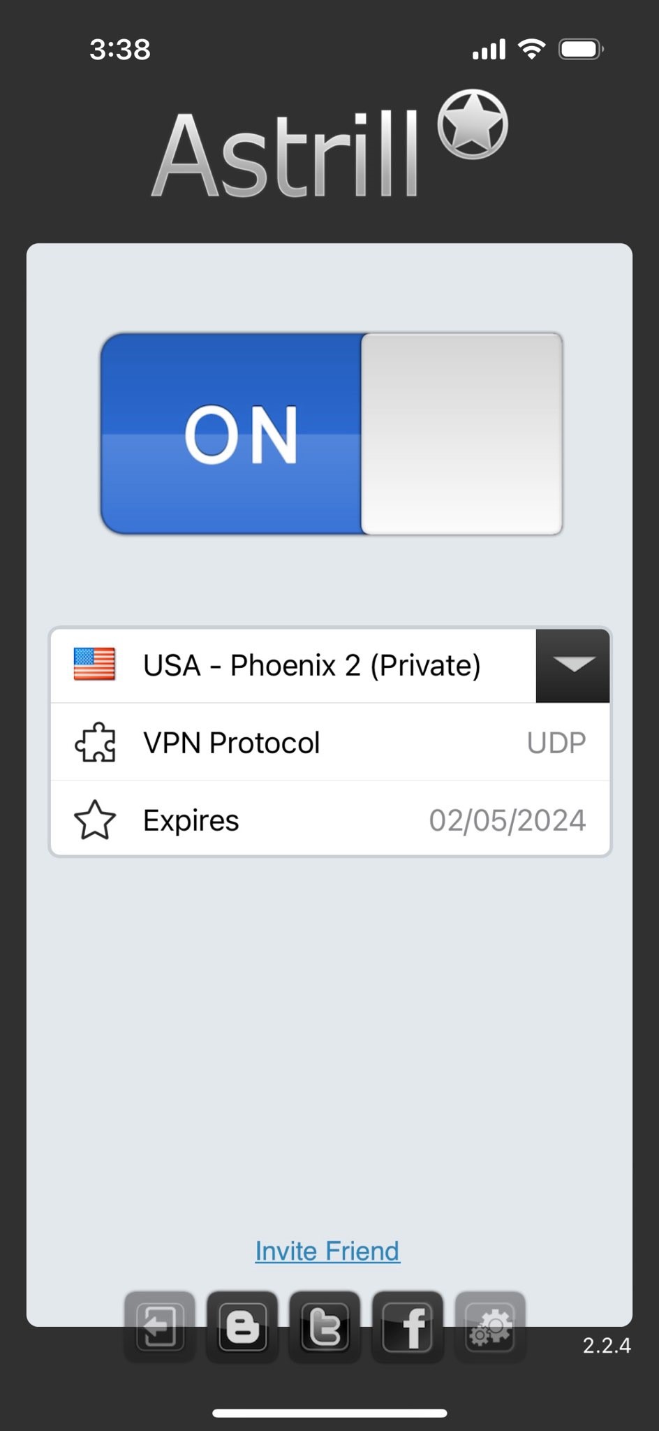 Connect to the AstrillVPN