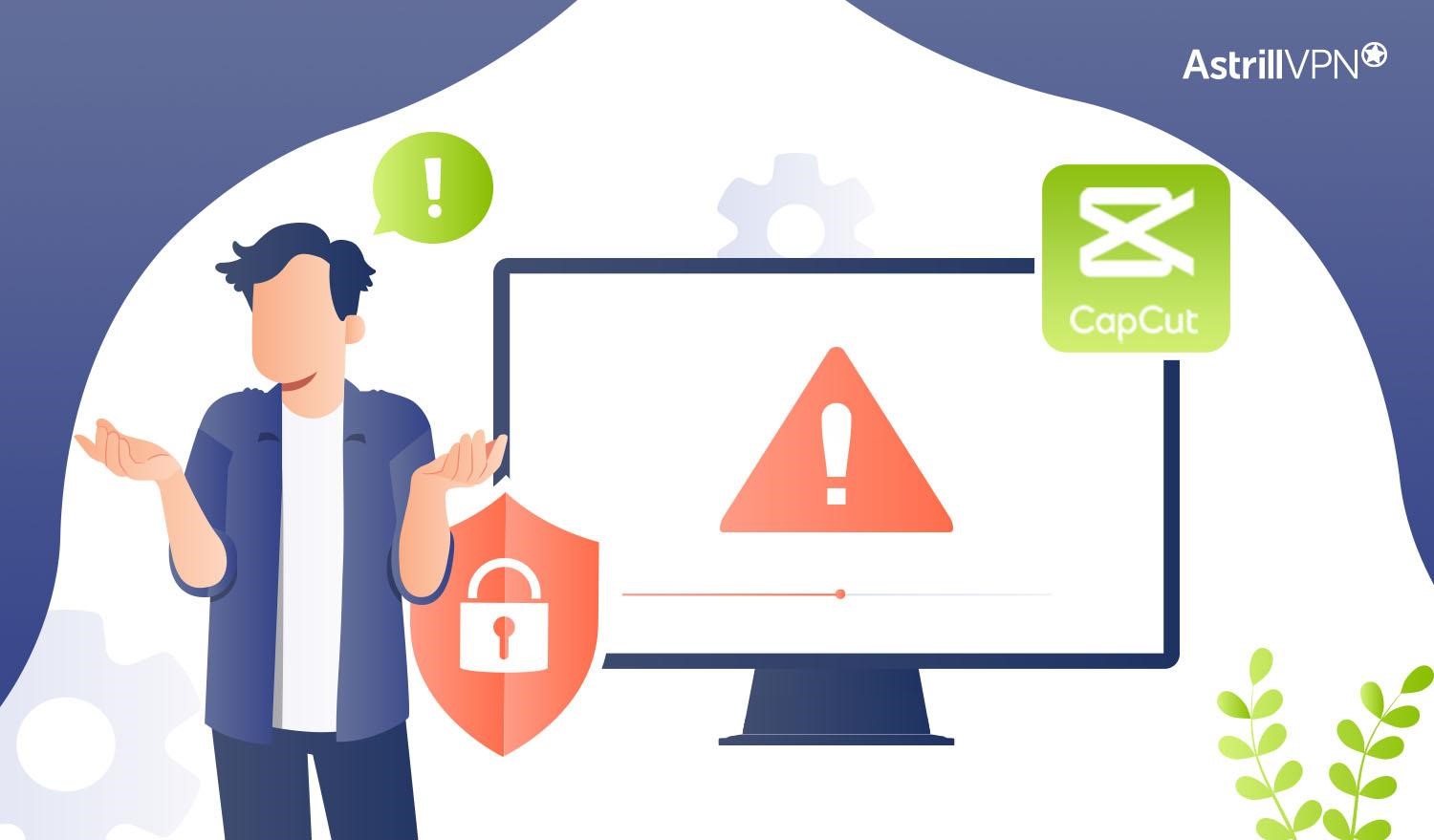 What are the risks of using a VPN for Capcut