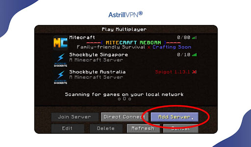 Join A Minecraft Server