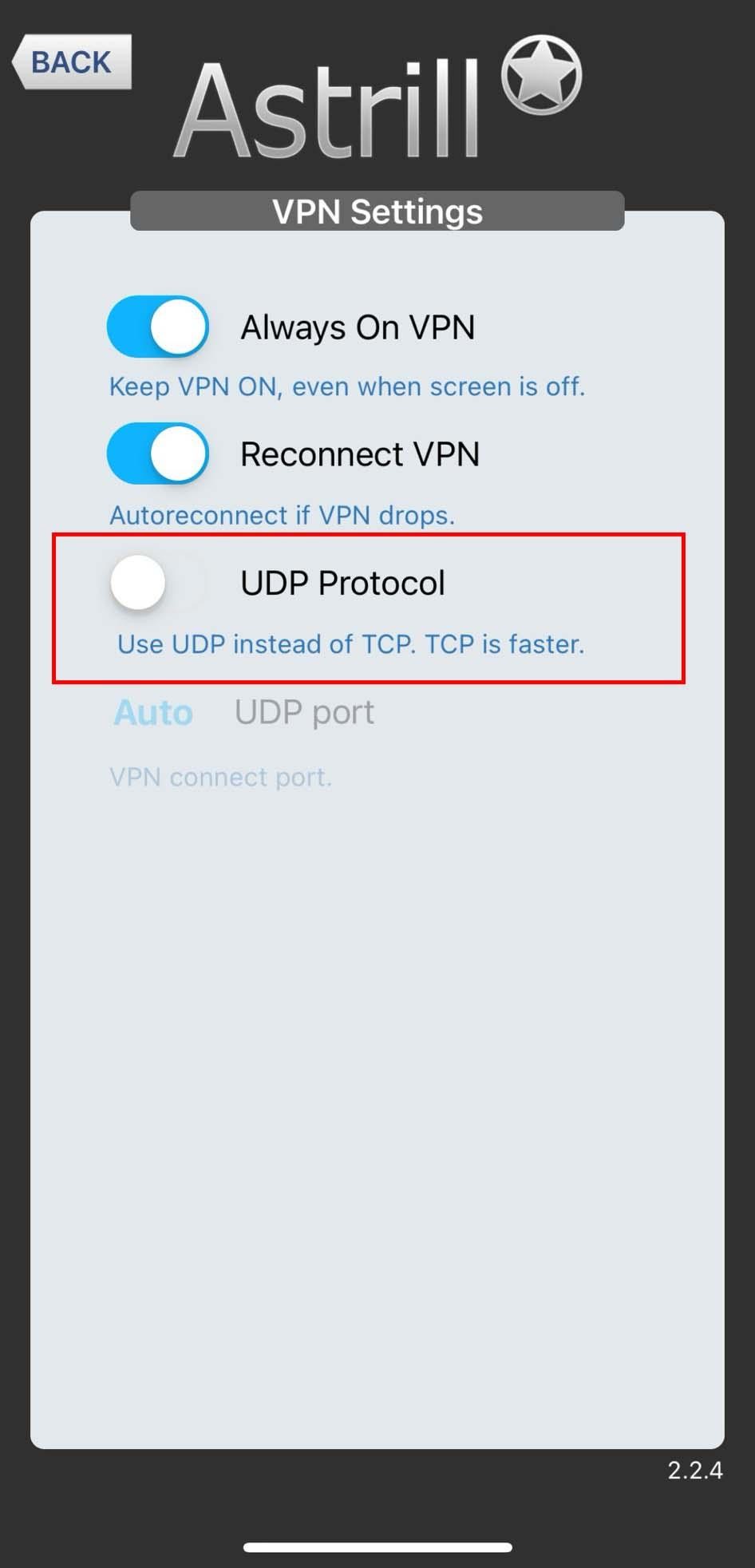 OpenVPN UDP