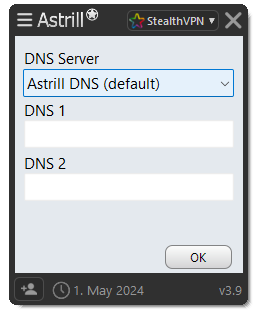 DNS settings