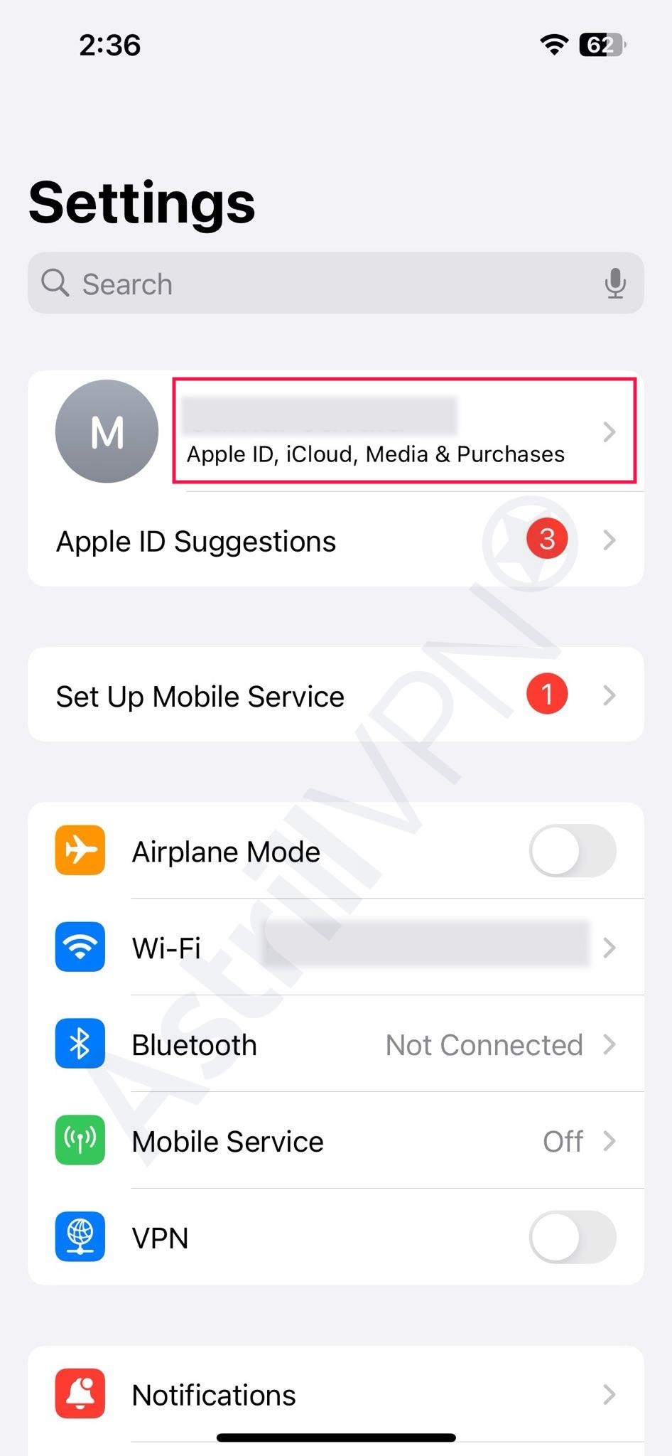 Settings” on your iphone 