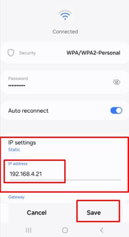 unused IP address 