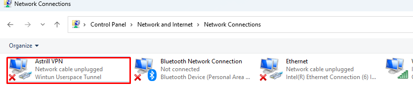 Which Network Adapter Does AstrillVPN Use