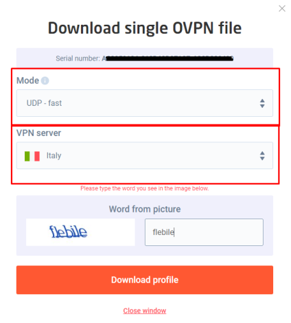 configure OpenVPN connection on Windows 10