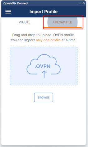 configure OpenVPN connection on Windows 10