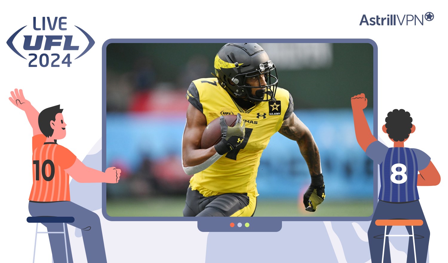 How to watch the UFL Live Streams From Anywhere In The World?