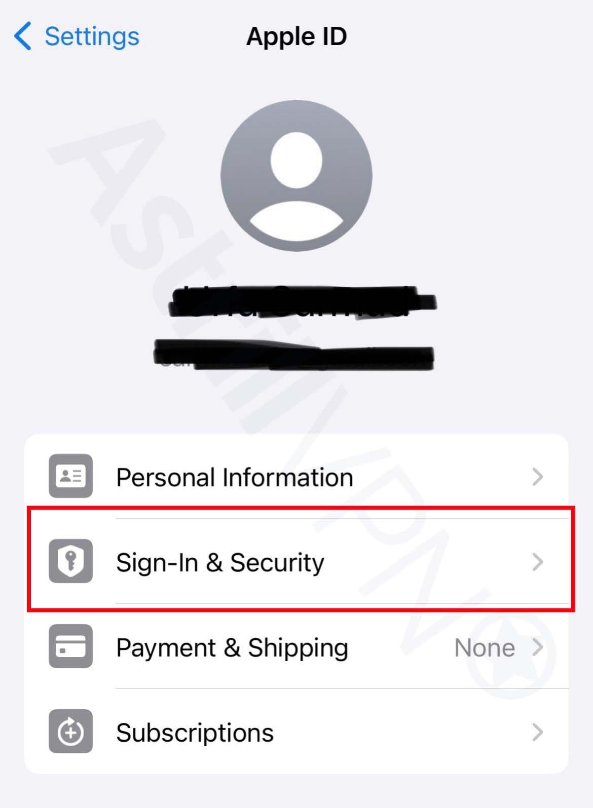 Sign-In and Security