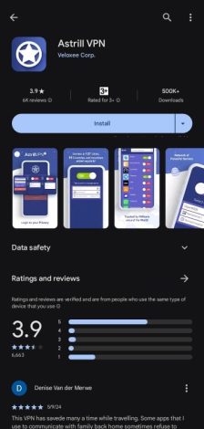 install the application following the on-screen