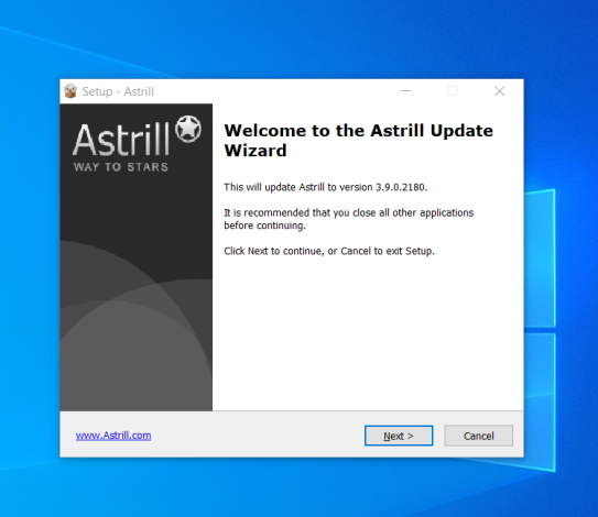 AstrillVPN Windows client