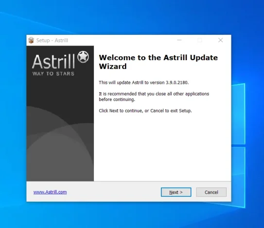 AstrillVPN Windows client