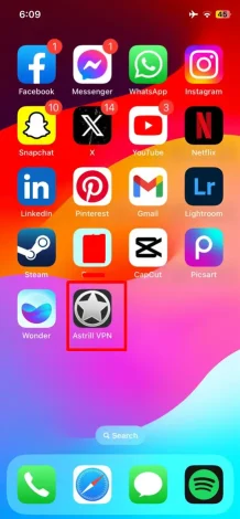 install a VPN app