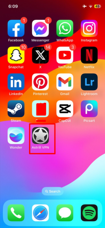 install a VPN app