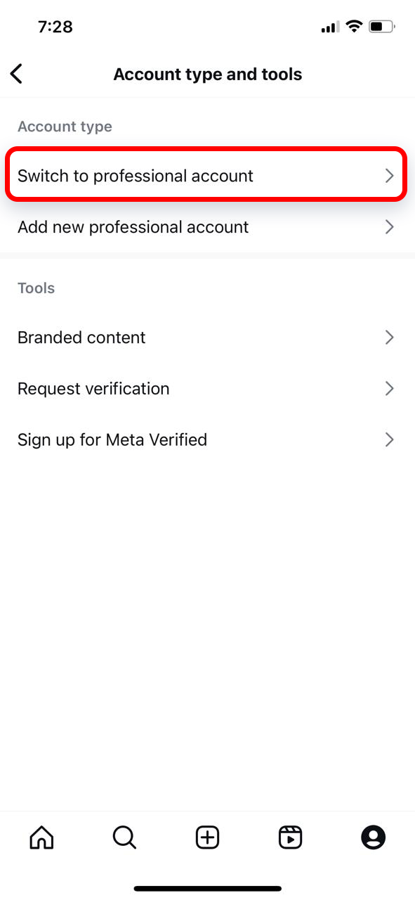 switch and change instagram location