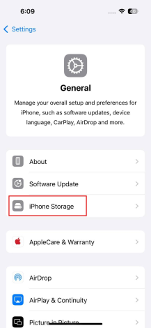 General  iPhone Storage
