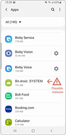 security scan using a reliable mobile