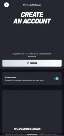 Open the app and log in