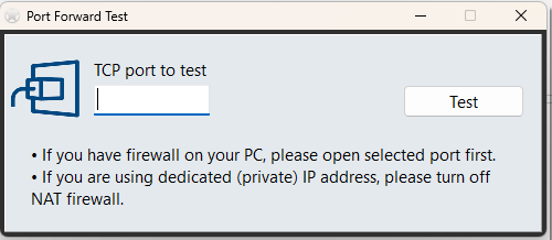 Port and Firewall Diagnostics