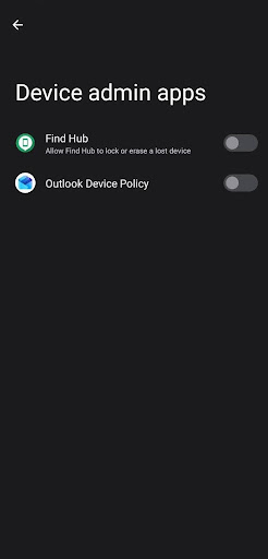 Device Admin Apps