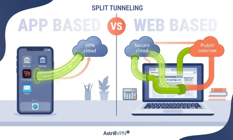 App-Based vs Website-Based Split Tunneling: What Is the Difference?