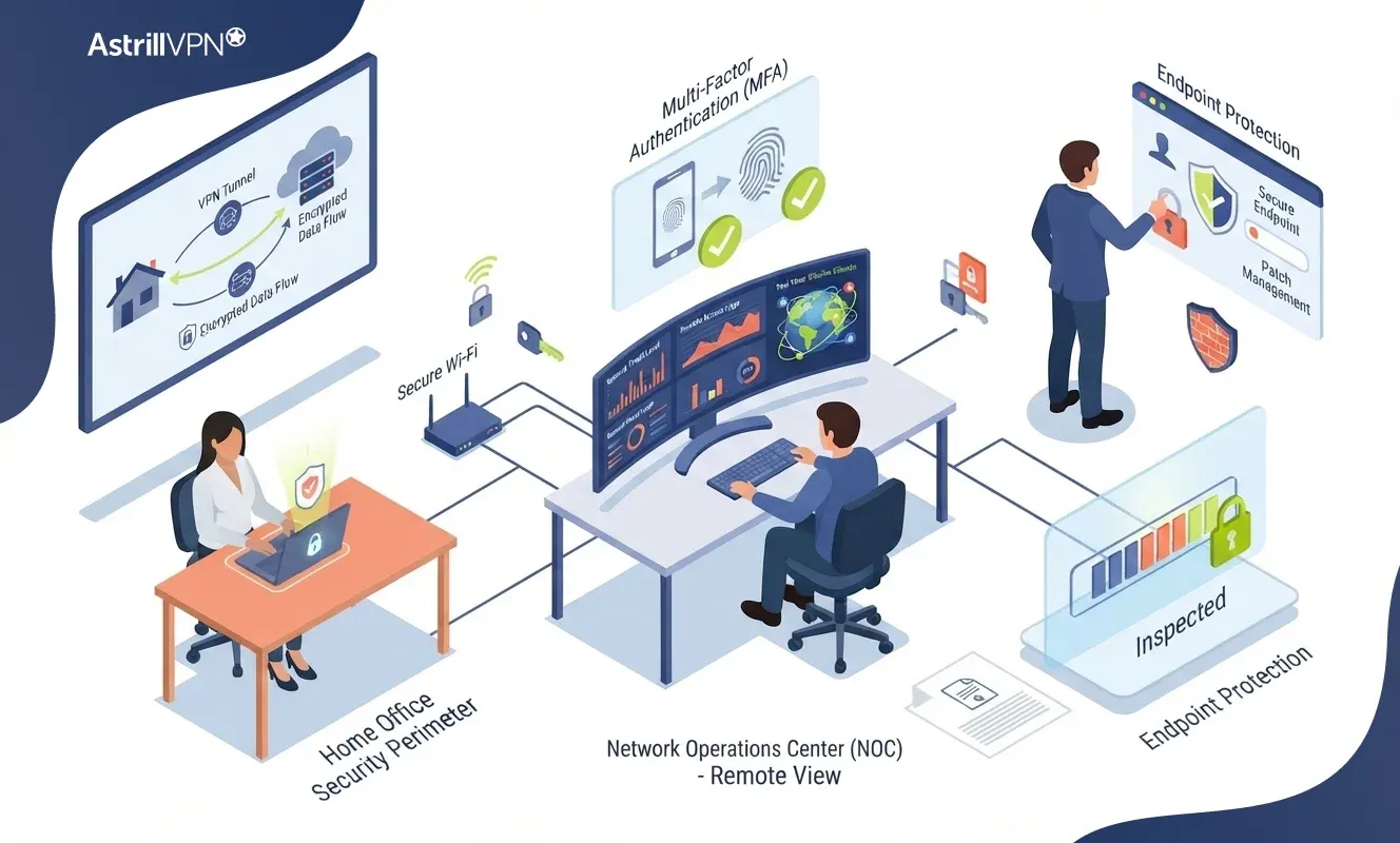 Remote Work Network Security: How to Protect Employees Working From Home?