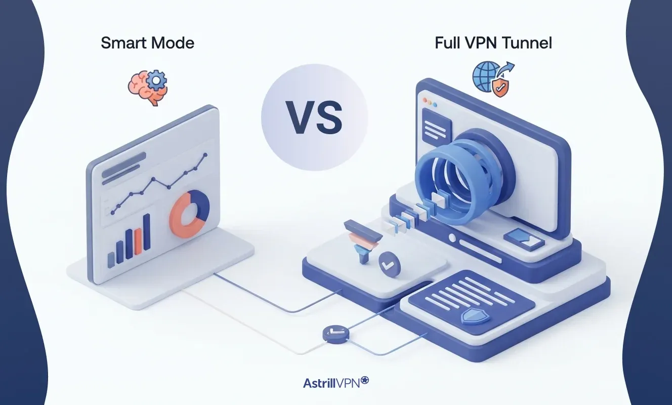 Smart Mode vs Full VPN Tunnel: Which Should You Choose?