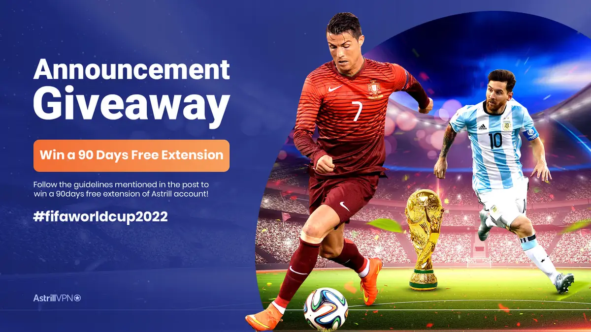 Astrill VPN FIFA World Cup giveaway banner
