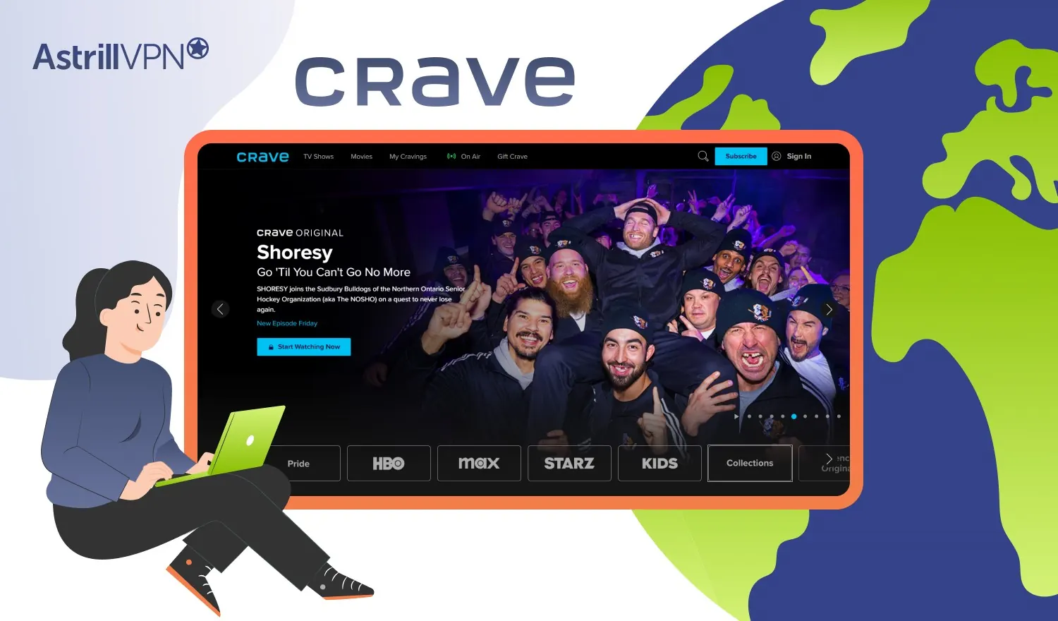 How To Watch Crave TV Outside of Canada