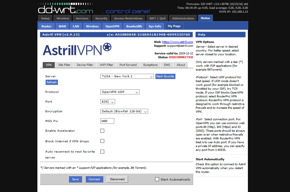 أجهزة راوتر Astrill Vpn Astrill Vpn