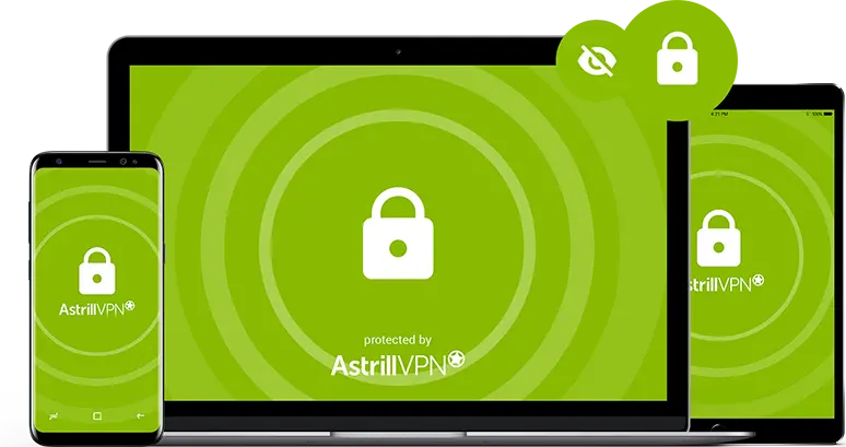 Haushalt nutzt Astrill VPN auf Computern, Smartphones und Tablets