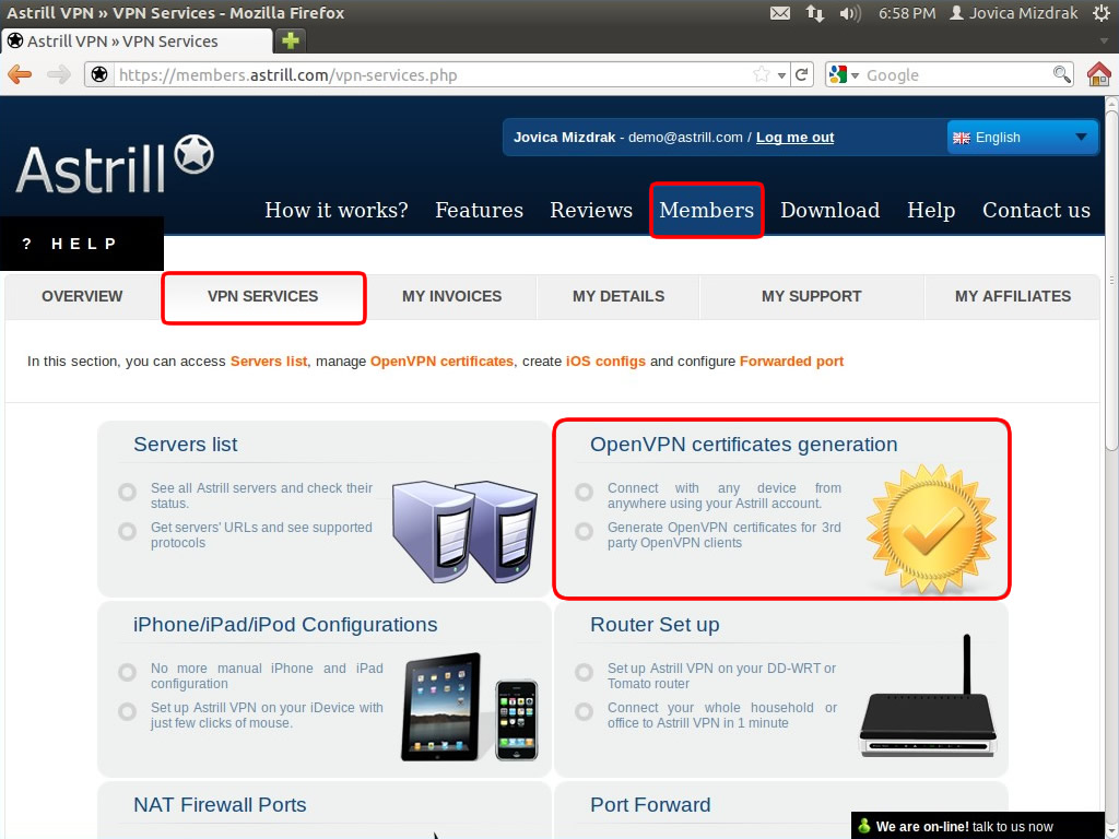 OpenVPN - How to configure OpenVPN with OpenVPN client on Linux