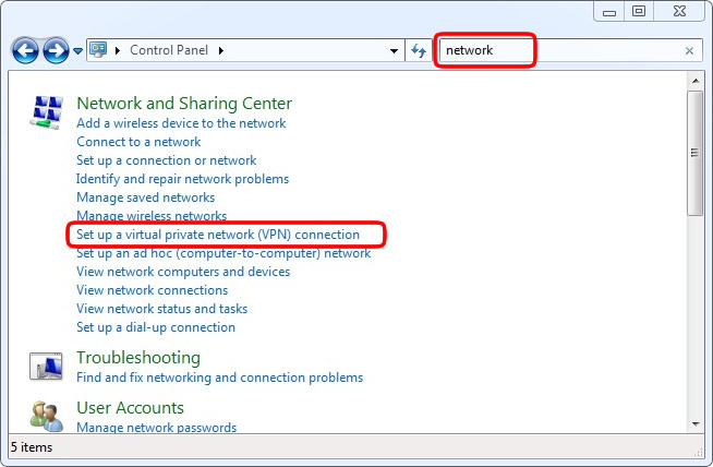 SSTP - How to configure SSTP with Windows built-in client on Windows 7