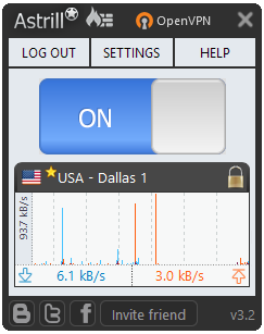 Astrill Openvpn ON