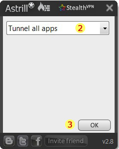 Tunnel all apps