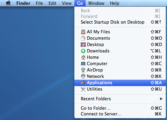 Mac Finder Screen