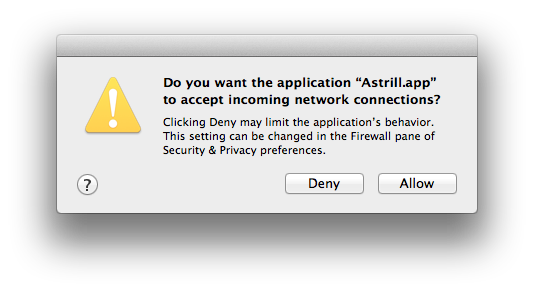 Firewall Prompt