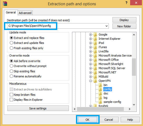 Openvpn Config Folder