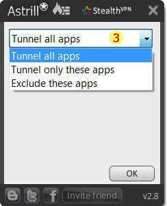 Application Filter Modes